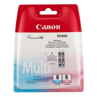 Canon CLI-8 PC/PM Couleur Pack de 2 cartouches authentiques au meilleur prix - Livraison offerte