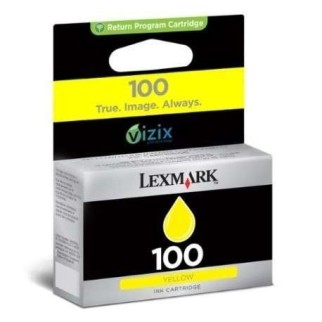 Lexmark 100 Jaune Cartouche authentique au meilleur prix - Livraison offerte