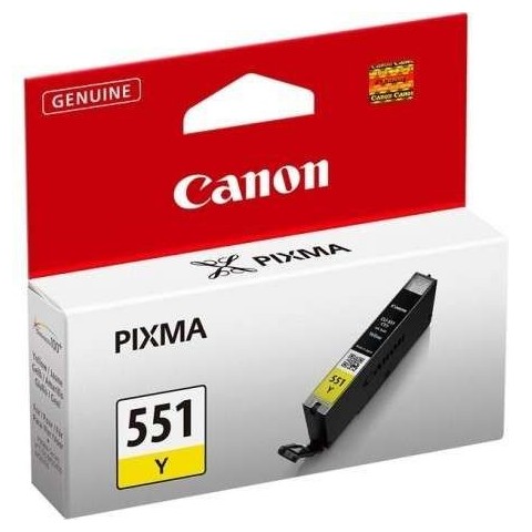 Canon CLI-551Y Jaune Cartouche authentique au meilleur prix