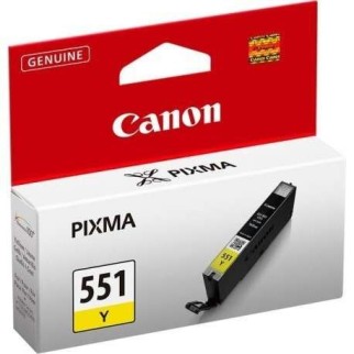 Canon CLI-551Y Jaune Cartouche authentique au meilleur prix - Livraison offerte