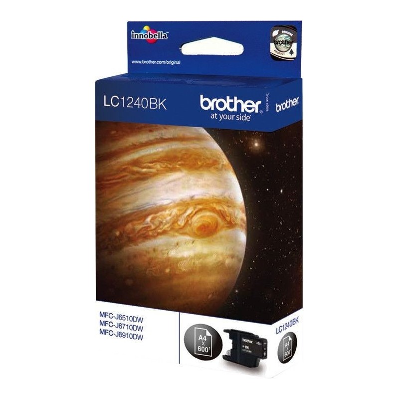 Brother LC1240BK Noir Cartouche authentique au meilleur prix - Livraison offerte