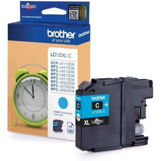 Brother LC125XL-C Cyan Cartouche authentique au meilleur prix pas cher - Livraison offerte