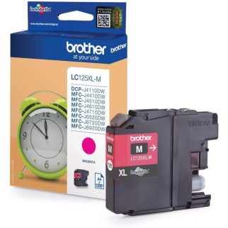 Brother LC125XL-M Magenta Cartouche authentique pas chère - Livraison offerte