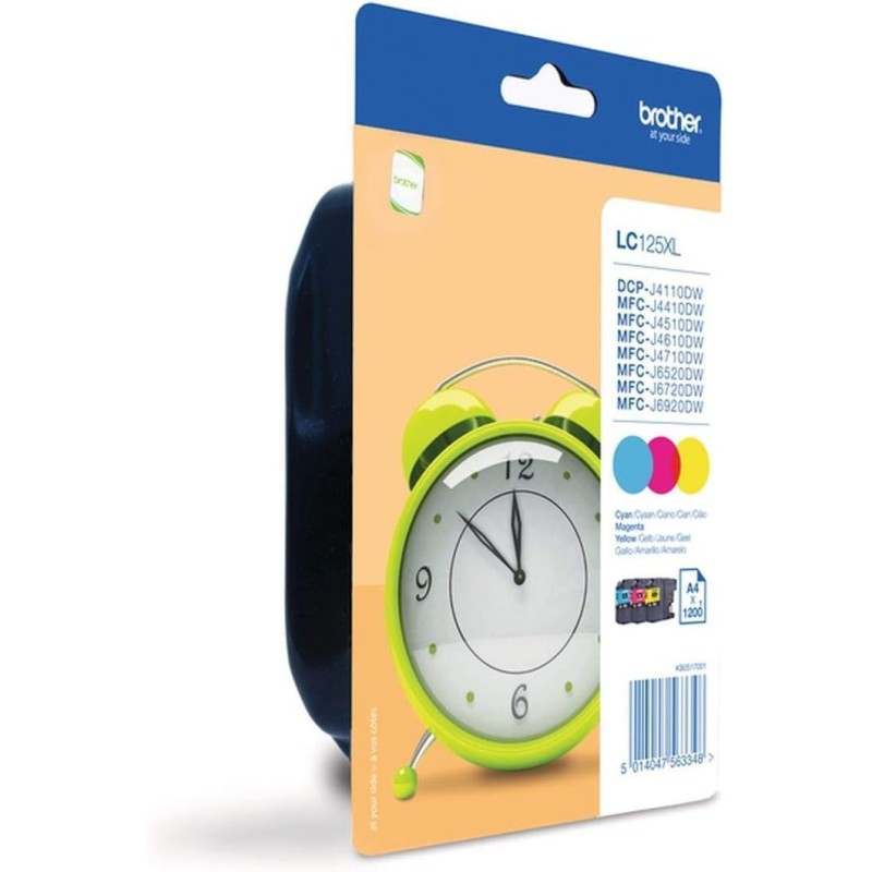 Brother LC125XL Couleur Pack de cartouches authentiques au meilleur prix - Livraison offerte