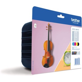 Brother LC127XL/LC125XL Noir couleur Pack de cartouches authentiques pas cher - Livraison offerte
