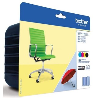 Brother LC229XL/LC225XL Noir couleur Pack de cartouches authentiques au meilleur prix - Livraison offerte