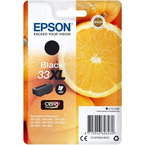 Epson 33XL Noir Cartouche authentique au meilleur prix