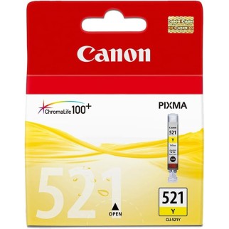 Canon CLI-521Y Jaune Cartouche authentique au meilleur prix - Livraison offerte