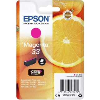 Epson 33 Magenta Cartouche authentique au meilleur prix - Livraison offerte