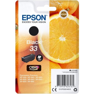 Epson 33 Noir Cartouche authentique au meilleur prix - Livraison offerte