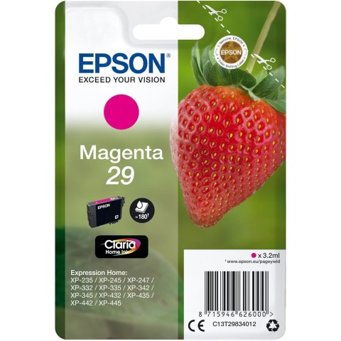 Epson 29 Magenta Fraise Cartouche authentique au meilleur prix