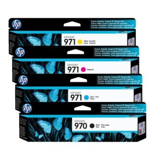HP 970/971 Noir couleur Pack de cartouches authentiques au meilleur prix - Livraison offerte