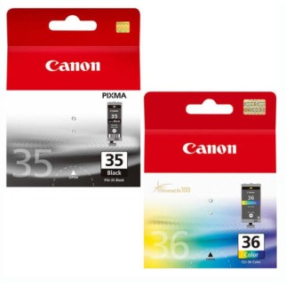 Canon PGI-35/CLI-36 Noir couleur Pack de cartouches authentiques au meilleur prix - Livraison offerte
