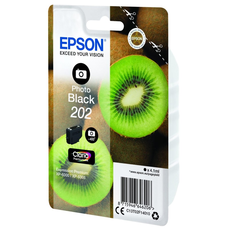 Epson 202 Photo noir Kiwi Cartouche authentique au meilleur prix