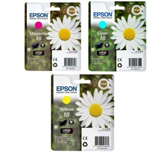 Epson 18 Couleur Pâquerette Pack de cartouches authentiques au meilleur prix - Livraison offerte