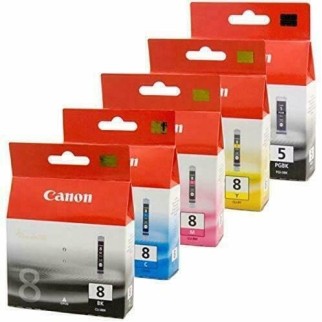 Canon CLI-8/PGI-5BK Noir couleur Pack de cartouches authentiques au meilleur prix - Livraison offerte