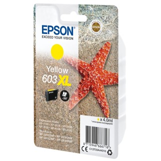 Epson 603XL Jaune Etoile de Mer Cartouche authentique au meilleur prix - Livraison offerte