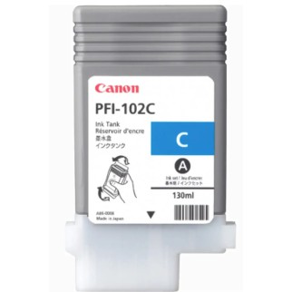 Canon PFI-102C Cyan d'origine moins chère - Livraison offerte