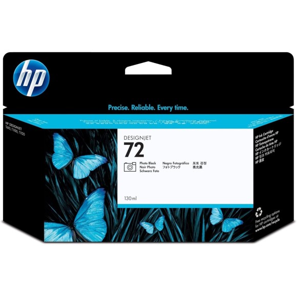 HP 72 Noir photo Cartouche originale - C9370A