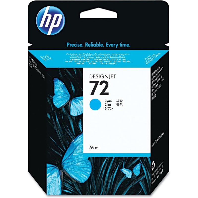 HP 72 Cyan d'origine C9398A - Livraison offerte
