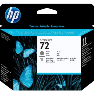 HP 72 Gris photo noir Tête d'impression d'origine pas cher C9380A - Livraison offerte