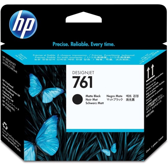 HP 761 Noir mat Tête d'impression originale - CH648A