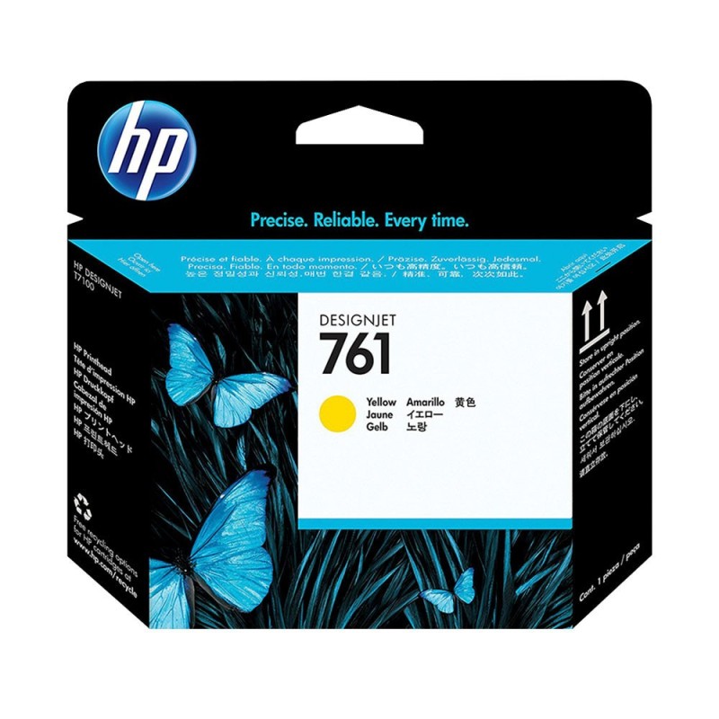 HP 761 Jaune Tête d'impression d'origine CH645A - Livraison offerte