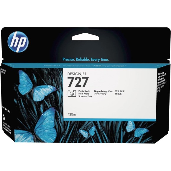 HP 727 Noir Photo Cartouche originale - B3P23A
