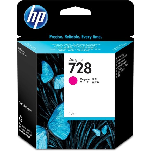HP 728 Magenta Cartouche originale - F9J62A