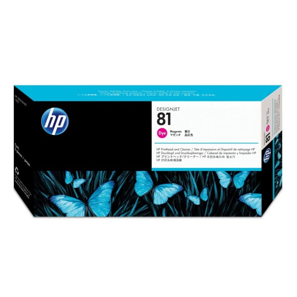 HP 81 Magenta Tête d'impression originale - C4952A