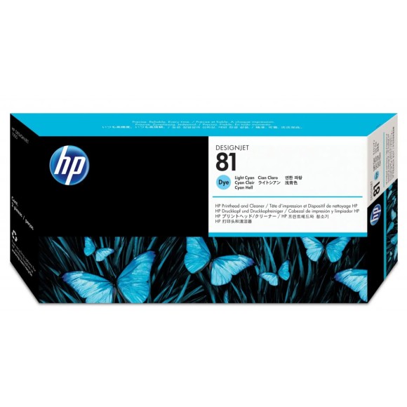 HP 81 Cyan Tête d'impression originale - C4954A