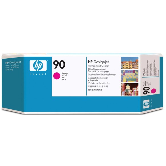 HP 90 Magenta Tête d'impression originale - C5056A
