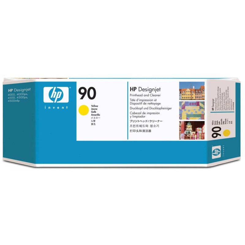 HP 90 Jaune Tête d'impression d'origine C5057A - Livraison offerte
