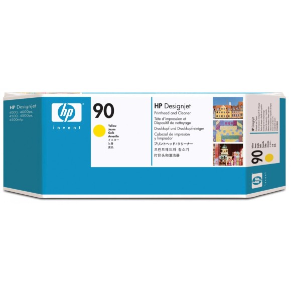 HP 90 Jaune Tête d'impression originale - C5057A