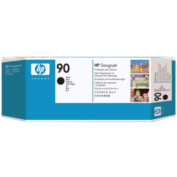 HP 90 Noir Tête d'impression originale - C5054A