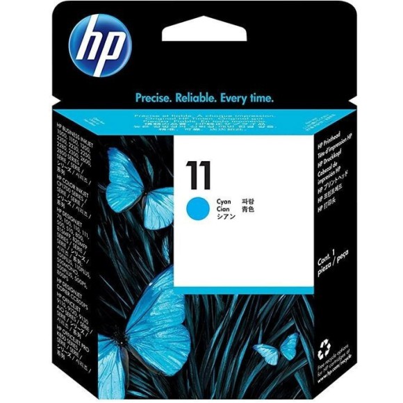 HP 11 Cyan tête d'impression d'origine originale - C4811A
