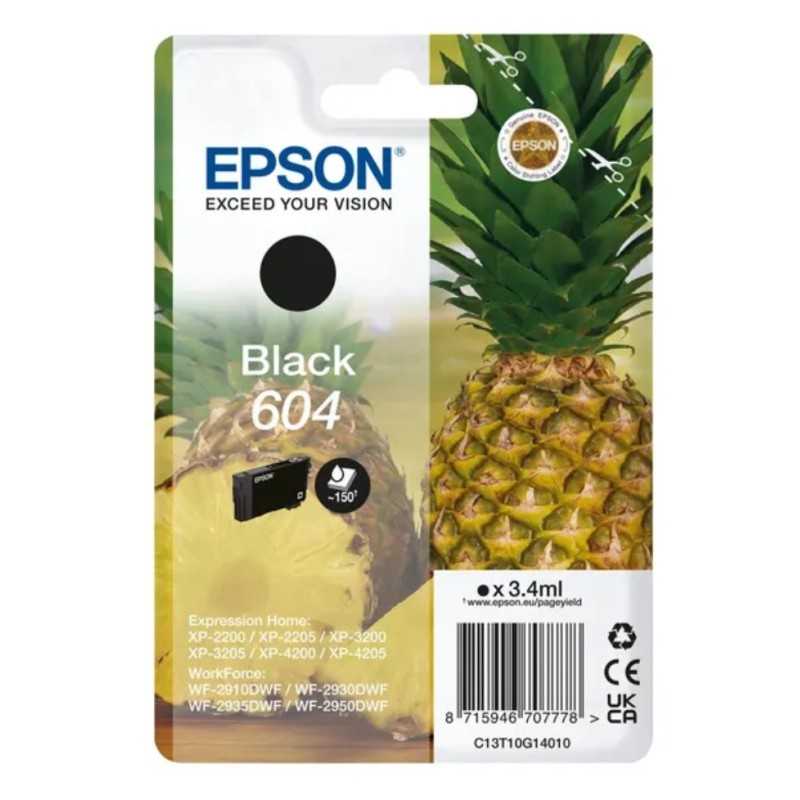 Cartouche Epson 604 Noir Ananas Cartouche authentique au meilleur prix - Livraison offerte