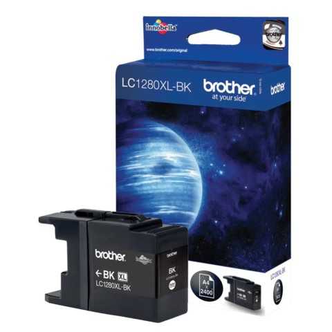 Brother LC1280XL-BK Noir Cartouche authentique moins chère - Livraison offerte