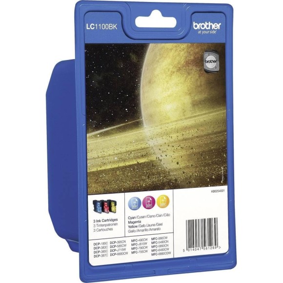 Brother LC1100 Couleur Pack de Cartouches originales