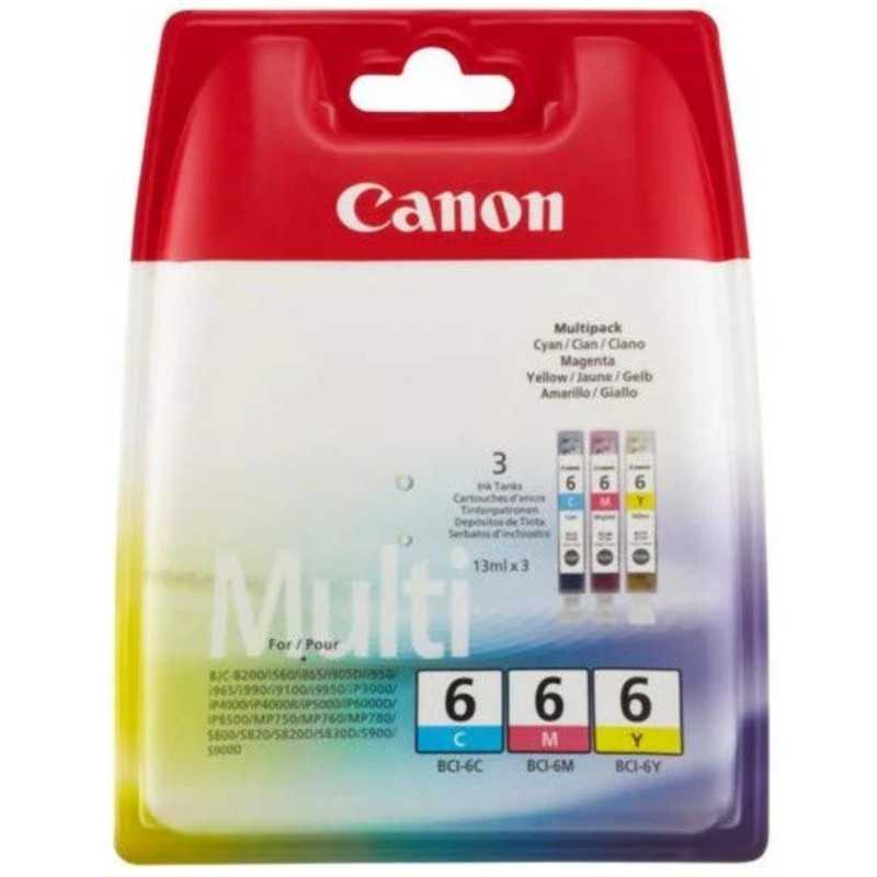 Canon BCI-6 Couleur Pack de cartouches authentiques moins cher - Livraison offerte