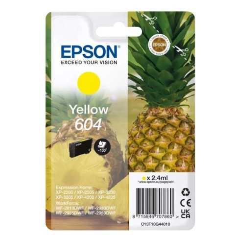 Epson 604 Jaune Ananas Cartouche authentique au meilleur prix - Livraison offerte