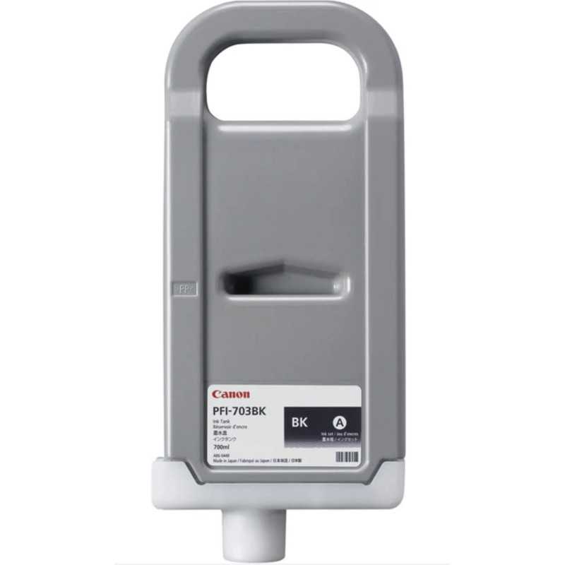 Canon PFI-703BK Noir d'origine pas cher - Livraison offerte