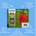 Epson 29 Noir couleur Fraise Pack de Cartouches originales
