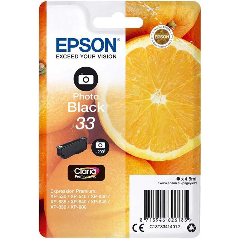 Epson 33 Photo noir Cartouche authentique au meilleur prix - Livraison offerte