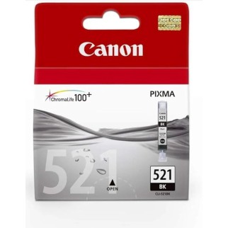 Canon CLI-521BK Noir Cartouche authentique au meilleur prix - Livraison offerte