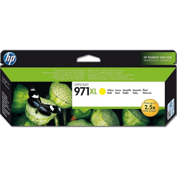 HP 971XL Jaune Cartouche originale - CN628AE