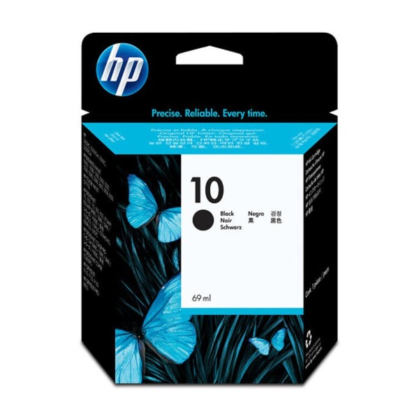 HP 10 Noir Cartouche originale - C4844A