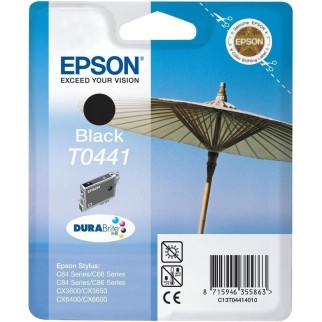Epson T0441 Noir Parasol Cartouche authentique pas chère - Livraison offerte