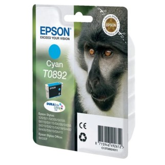 Epson T0892 Cyan Singe Cartouche authentique au meilleur prix - Livraison offerte