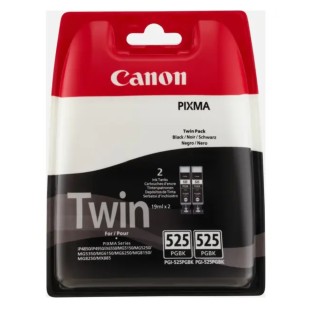 Canon PGI-525PGBK Noir Pack de 2 cartouches authentiques au meilleur prix - Livraison offerte
